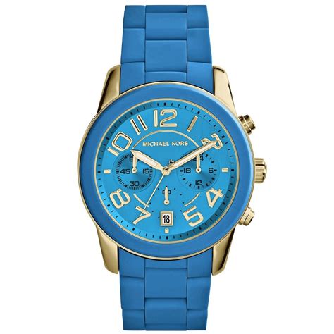 reloj michael kors azul|reloj michael kors precio mujer.